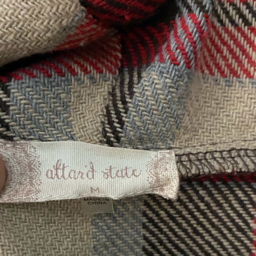 NWOT Altar’d State Plaid Vest - Picture 14 of 14